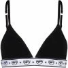 Chiara Ferragni logo-print triangle bra