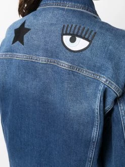 Chiara Ferragni patchwork denim jacket