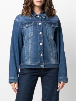 Chiara Ferragni patchwork denim jacket
