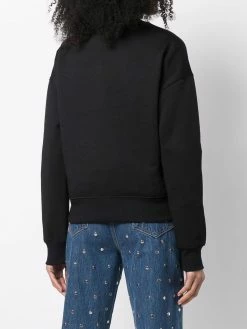 Chiara Ferragni logo-patch crew neck sweatshirt