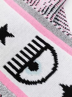 Chiara Ferragni logo print scarf