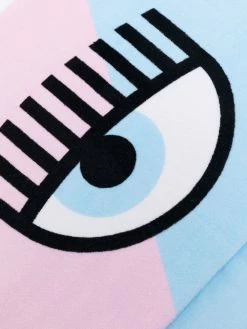 Chiara Ferragni logo beach towel