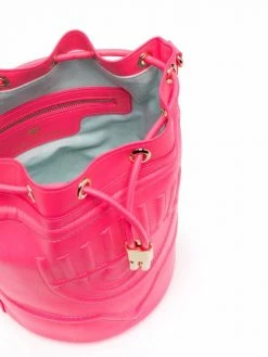 Chiara Ferragni Eyelike embossed bucket bag