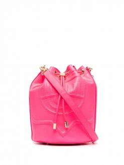Chiara Ferragni Eyelike embossed bucket bag