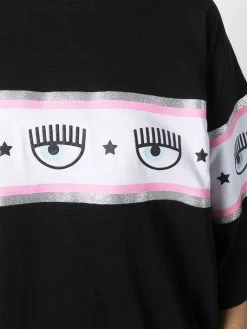 Chiara Ferragni eye print oversized T-shirt
