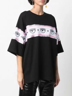 Chiara Ferragni eye print oversized T-shirt