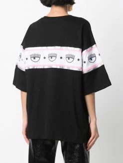 Chiara Ferragni eye print oversized T-shirt