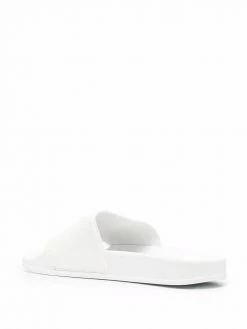 Chiara Ferragni logo-debossed flat slides