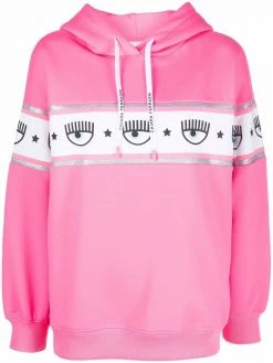 Chiara Ferragni Logomania long-sleeve hoodie