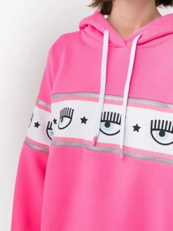 Chiara Ferragni logo-stripe hoodie