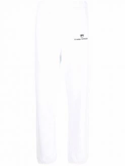 Chiara Ferragni logo-patch trackpants