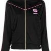 Chiara Ferragni logo-patch track top
