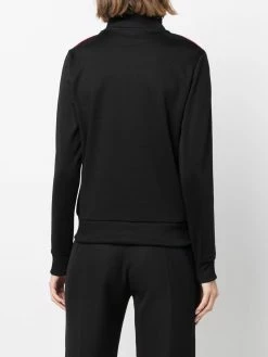 Chiara Ferragni logo-patch track top