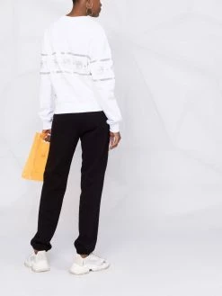 Chiara Ferragni embroidered-logo track pants