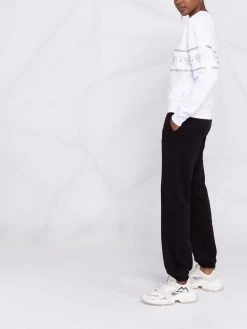 Chiara Ferragni embroidered-logo track pants