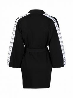 Chiara Ferragni logo-trim belt-waist robe