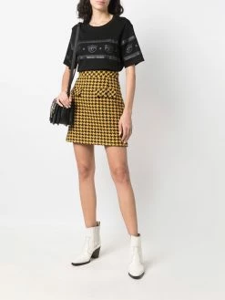 Chiara Ferragni glitter logo-tape T-shirt