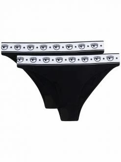 Chiara Ferragni logo-print cotton briefs