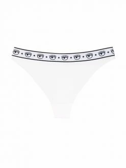 Chiara Ferragni logo-print cotton briefs set