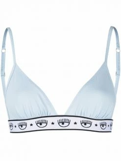Chiara Ferragni Logomania band triangle bra