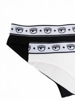Chiara Ferragni Logomania waistband briefs pack of 2