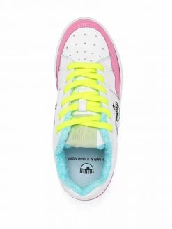 Chiara Ferragni colour-block logo-print sneakers