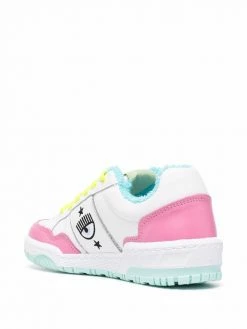 Chiara Ferragni colour-block logo-print sneakers